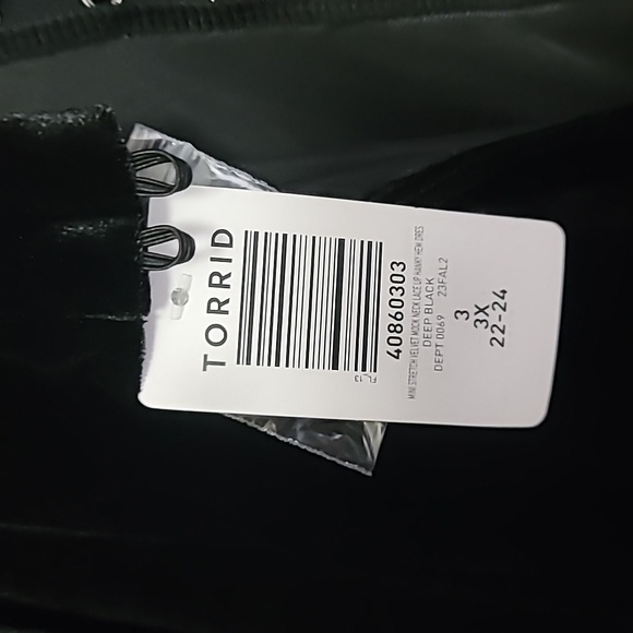 Torrid black nightfall dress NWT SZ 3X - Picture 3 of 3